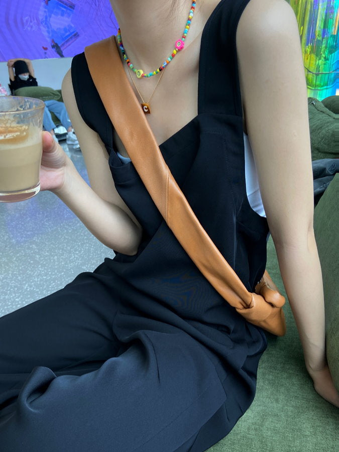 Hem Slit Salopette Overalls_HL3628