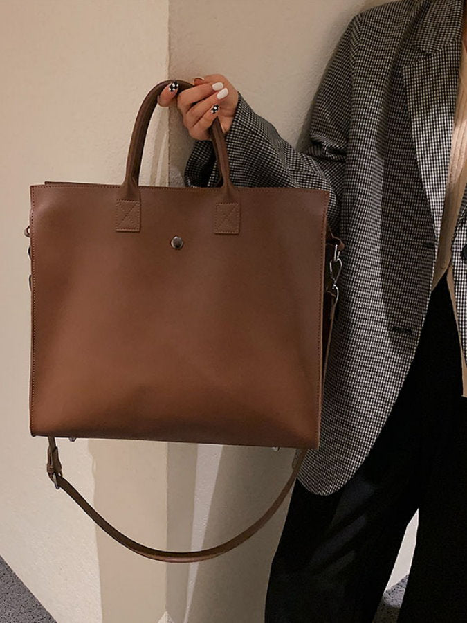 PU leather 2-way tote bag HL3881