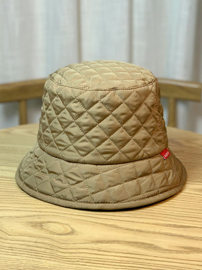 Diamond Quilted Bucket Hat HL3834