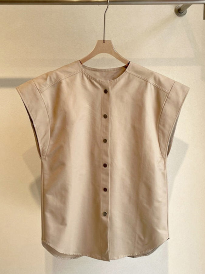 Sleeveless Blouse Shorts Setup_HL3685