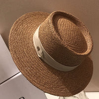 Ribbon Design Straw Hat 9009