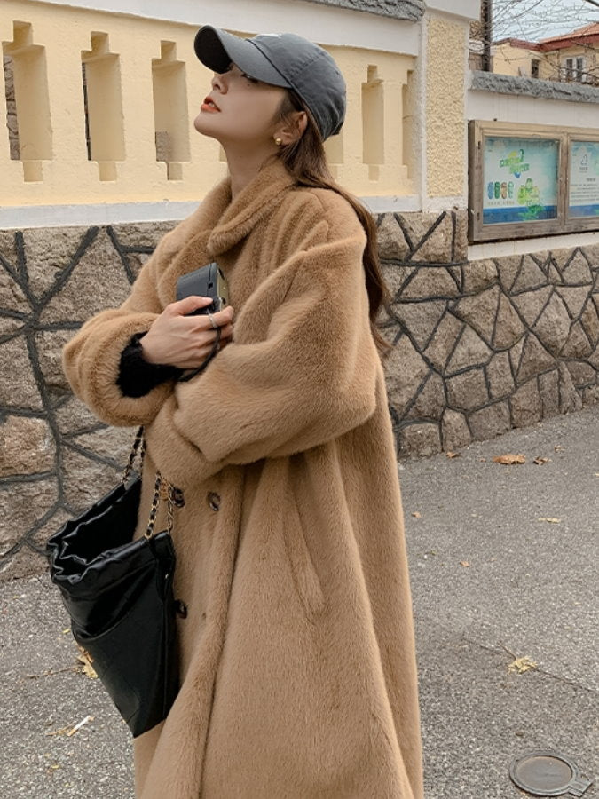 Boa Double Long Coat HL4111