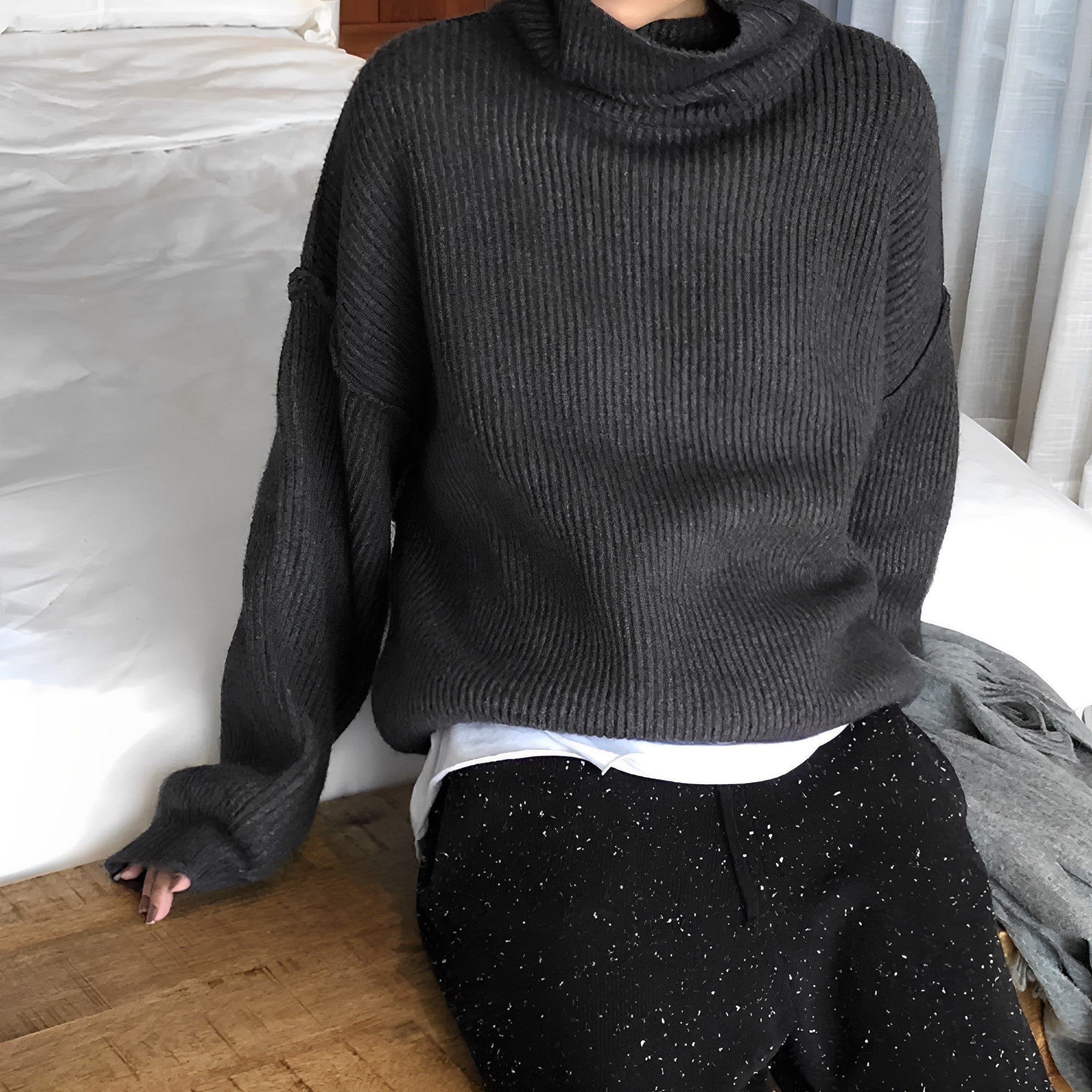 Loose Lazy Sweater_5409