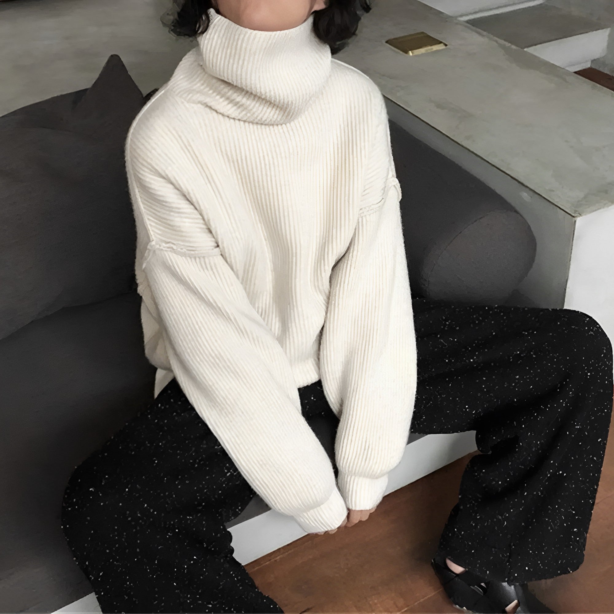 Loose Lazy Sweater_5409