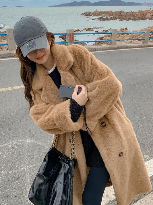 Boa Double Long Coat HL4111