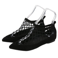 Mesh upper flat shoes 9062