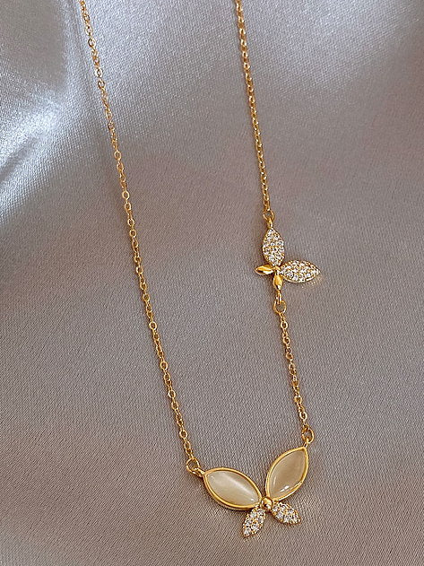 Butterfly Motif Necklace 9107