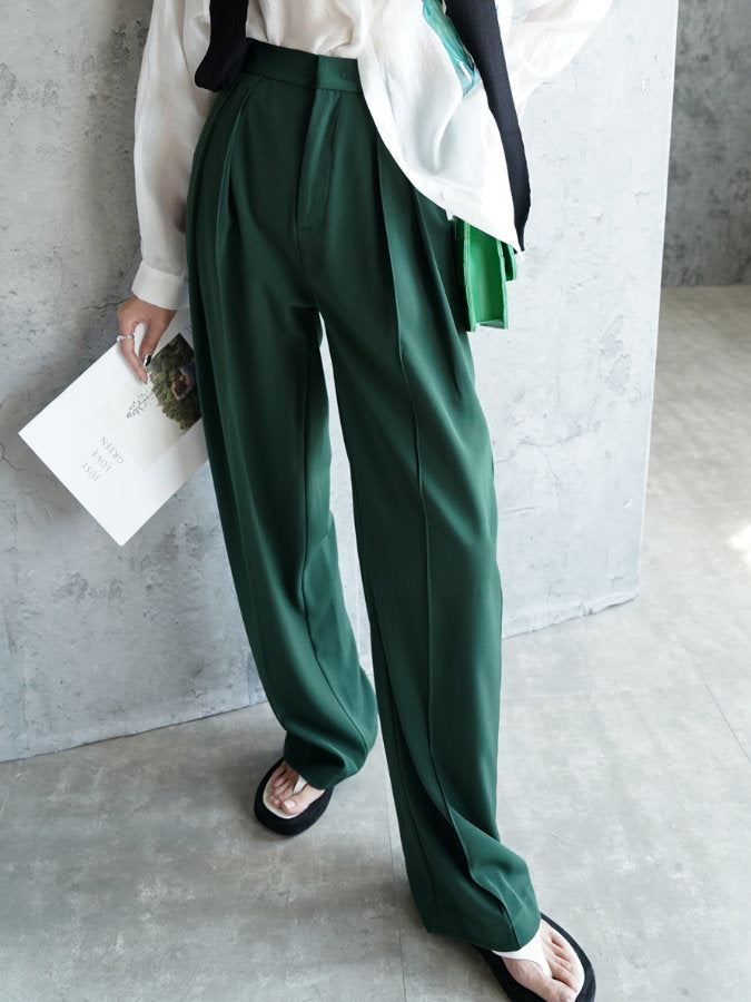 Loose Draped Wide Leg Pants HL3509