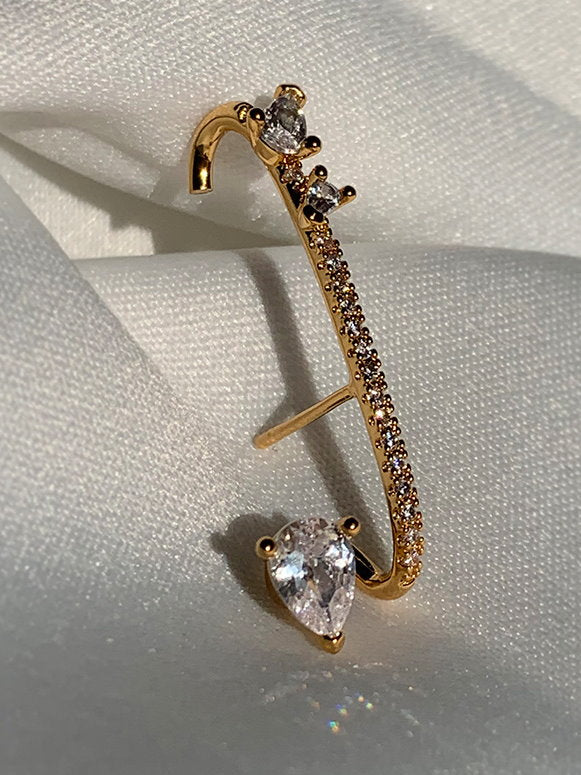 Oval design earrings 9142