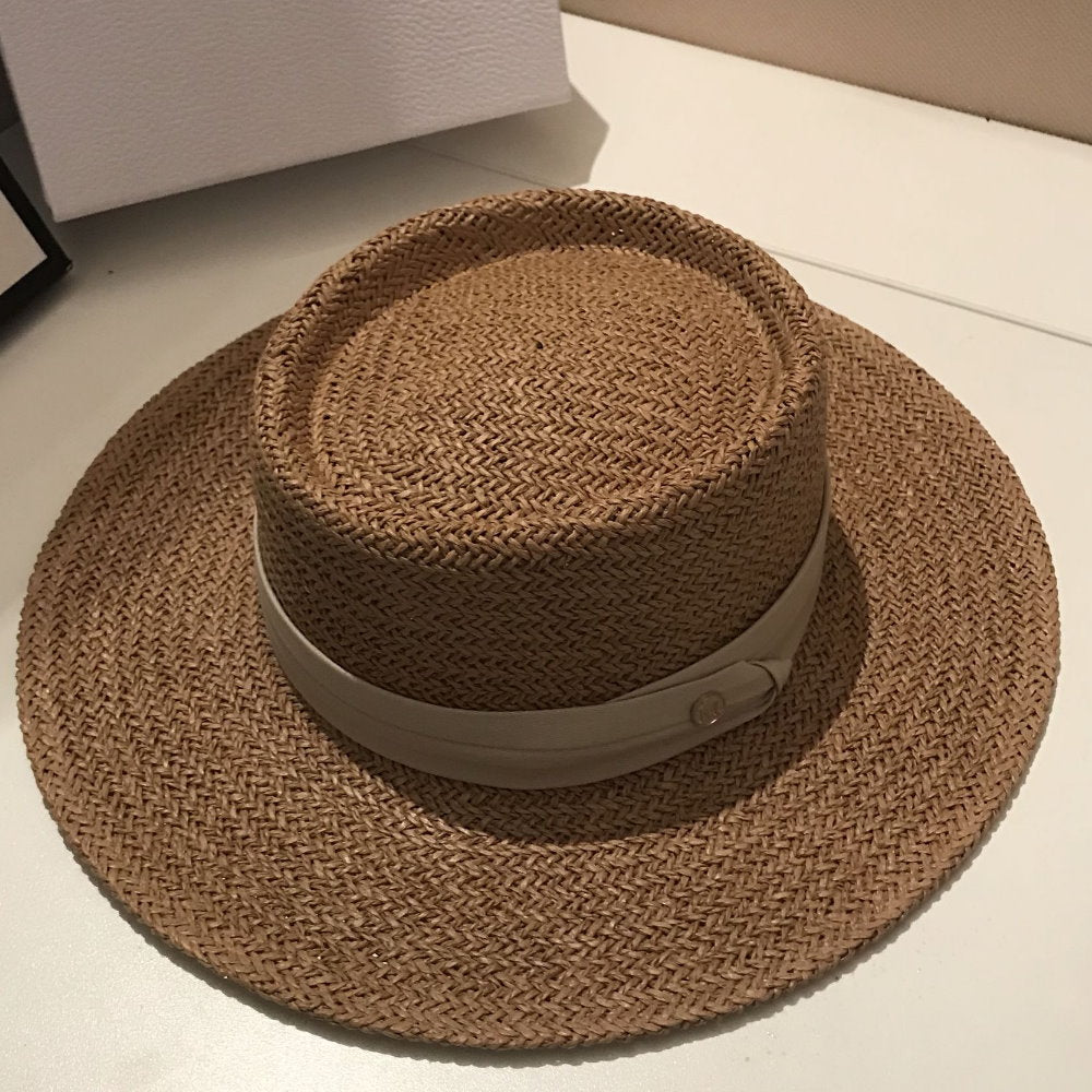 Ribbon Design Straw Hat 9009