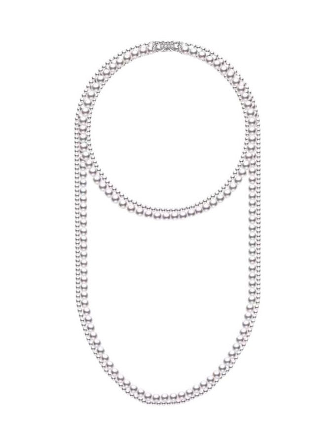 Pearl Double Long Necklace HL3474
