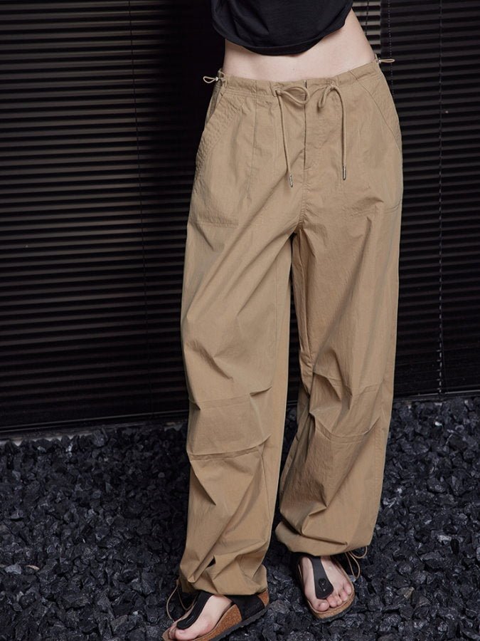 Parachute Wide Loose Pants_BDHL4395