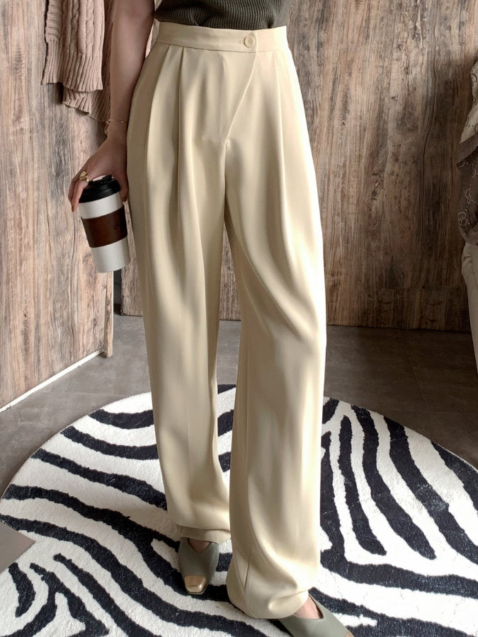 Front Tuck Mop Pants HL3505