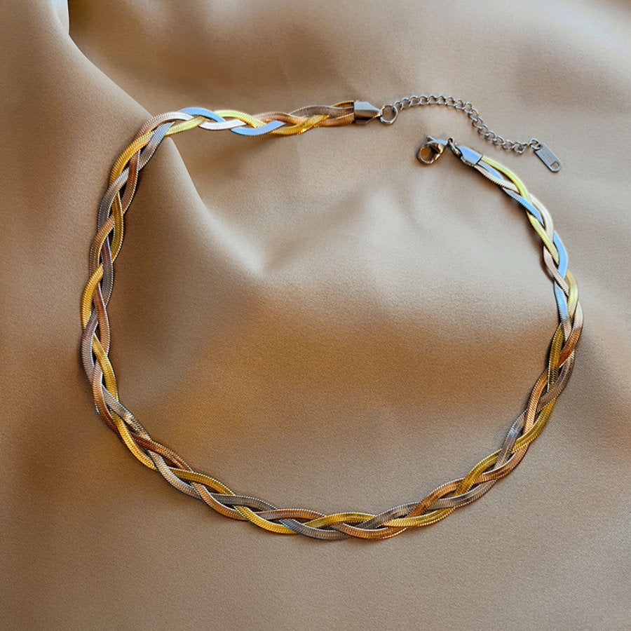 Blade design necklace HL9619