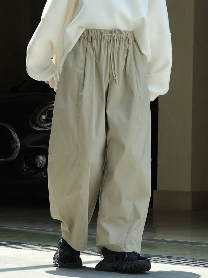 Wide Tuck Lantern Pants HL3838