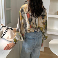 Retro Oil Painting Shirt_5201