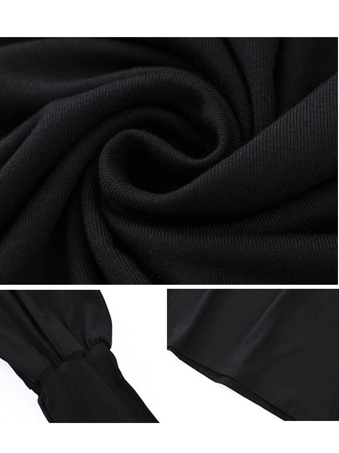 mock neck power shawl shirt 9417