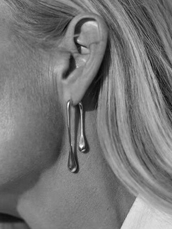 Drop fall design earrings 9166