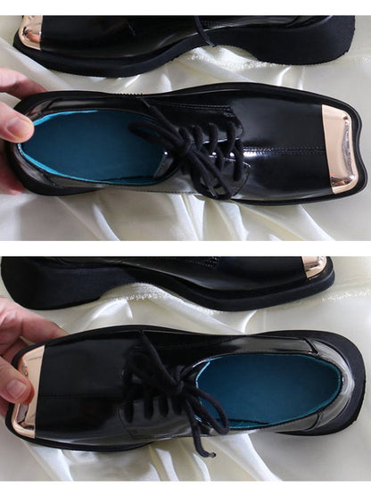 [Immediate Delivery] Bicolor Patent Leather Shoes 9450/040241