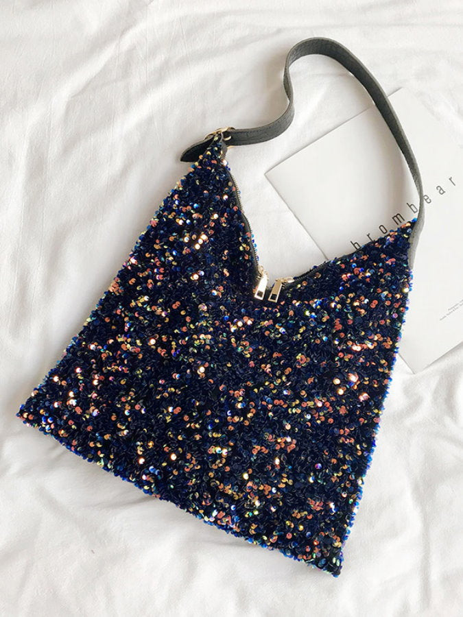 Mixed Sequins Shoulder Bag_HL3853