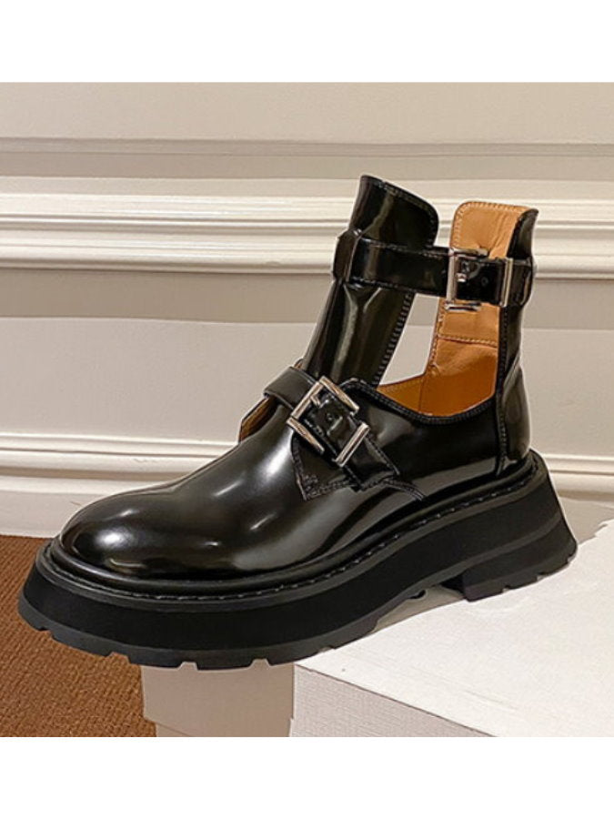 Buckle Belt Sandal Short Boots HL3963