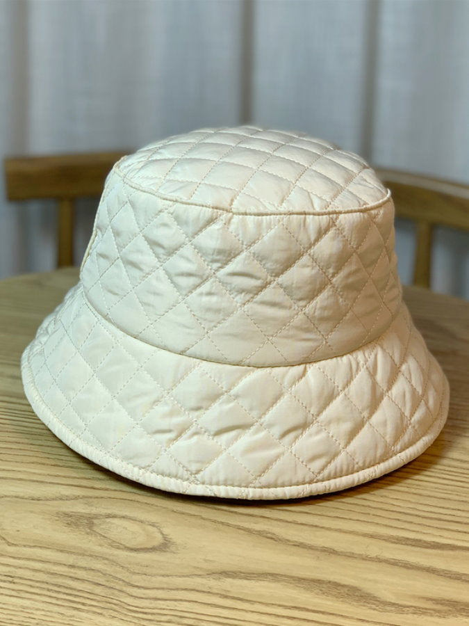 Diamond Quilted Bucket Hat HL3834