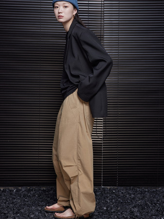 Parachute Wide Loose Pants_BDHL4395