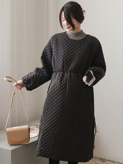 Quilted Pullover Coat HL3920