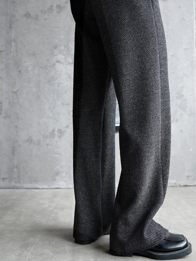 Chenille Wide Leg Pants_HL3918