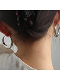 Plump Form Hoop Earrings HL4002 - HELROUS