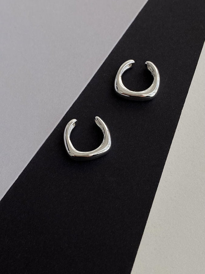 Square Brass Ear Cuffs HL4291