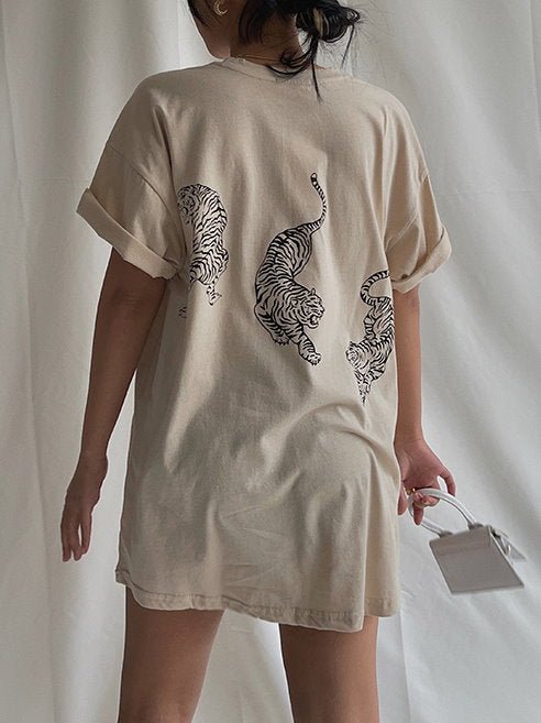 Tiger graphic T-shirt 9163