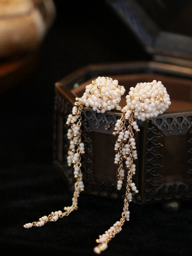 Beaded Bouquet Earrings HL3943