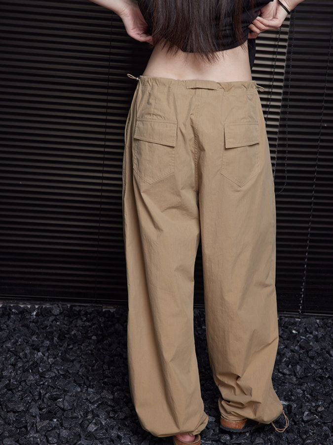 Parachute Wide Loose Pants_BDHL4395