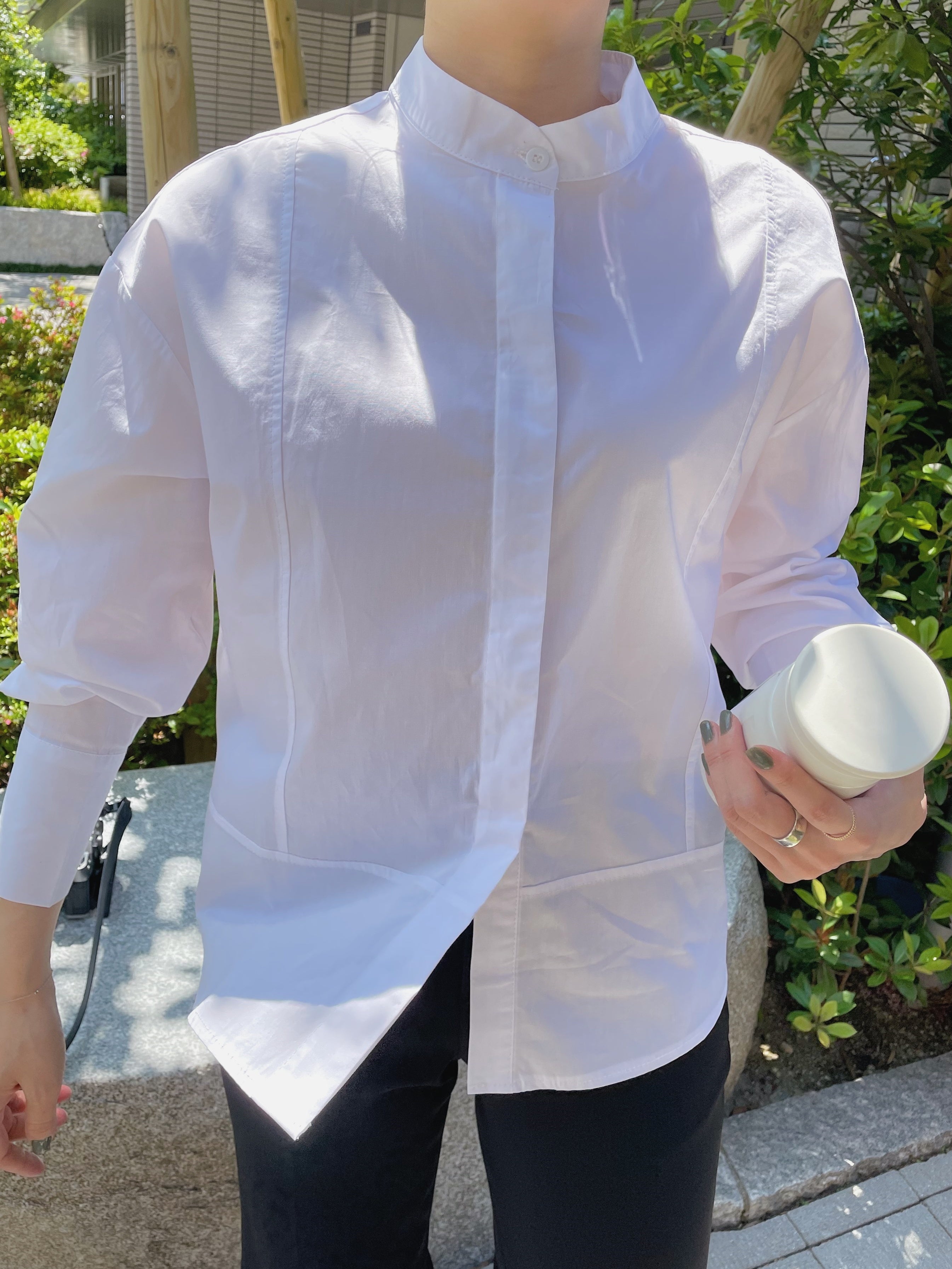 Stand Collar Shirt_5640