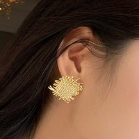 Mesh design earrings_5554