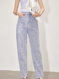 High Waist Ankle Tapered Jeans_BDHL4502 - HELROUS