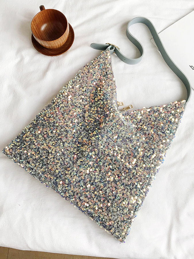 Mixed Sequins Shoulder Bag_HL3853