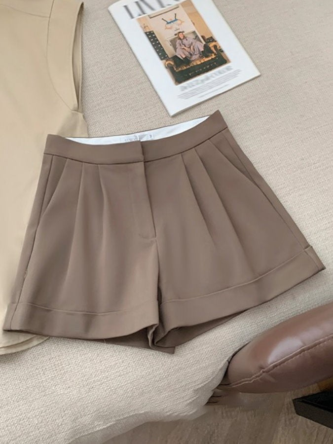 Sleeveless Blouse Shorts Setup_HL3685