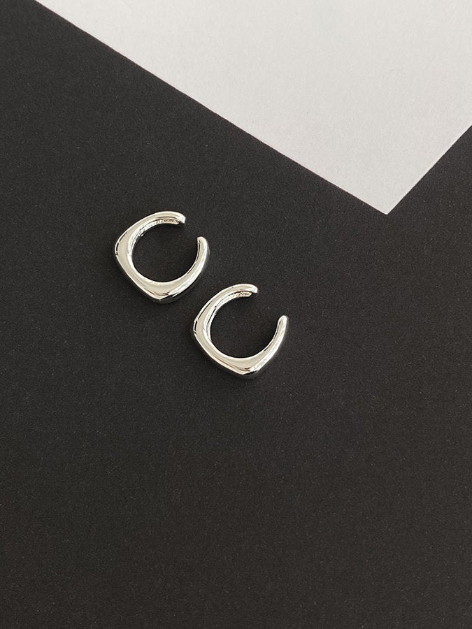 Square Brass Ear Cuffs HL4291