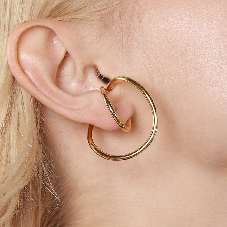 Curved ear cuffs 5737