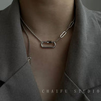 Clip chain necklace_8837