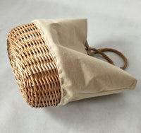 Canvas basket bag 5693