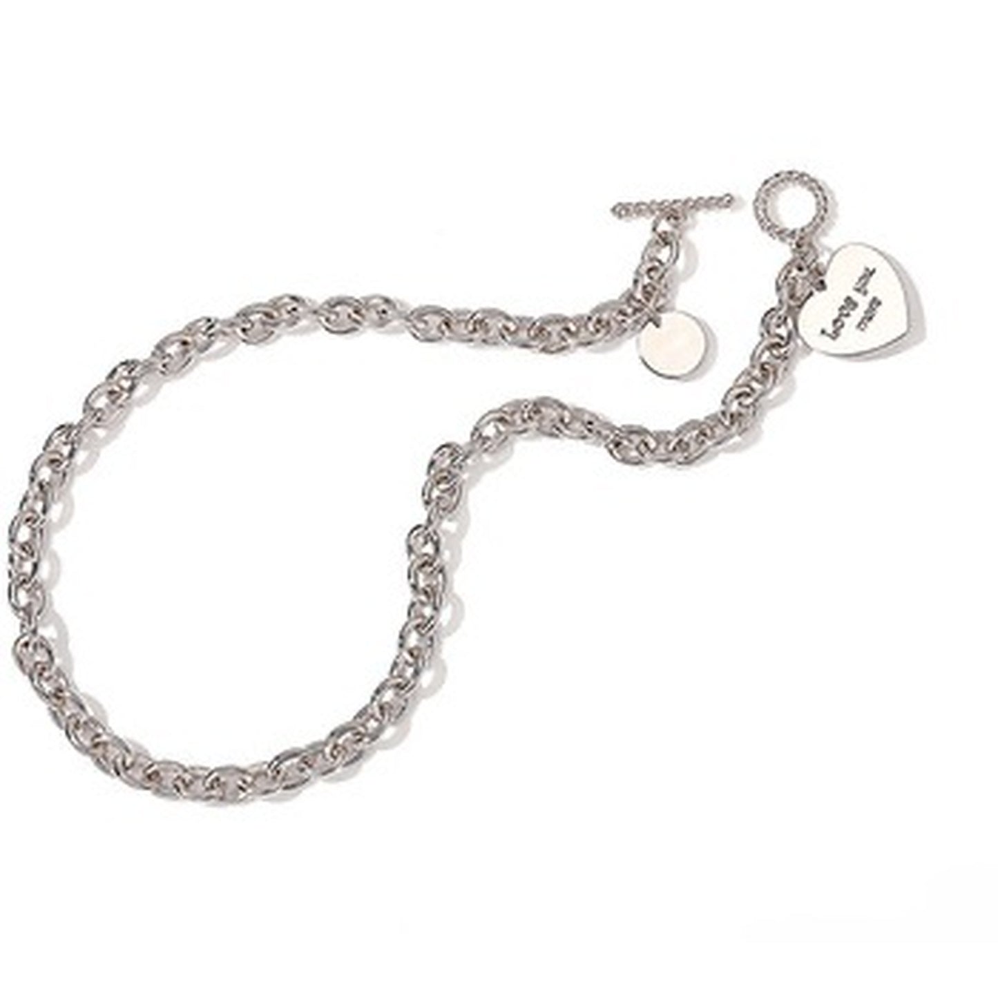 Chain charm necklace 5719