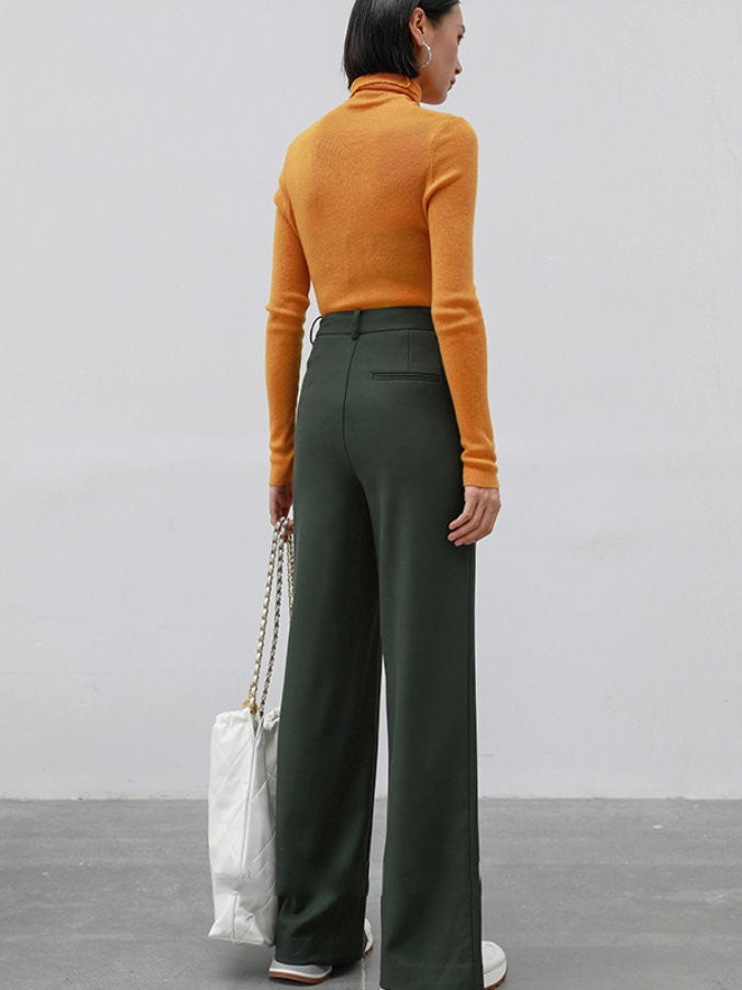 Cycut Hem Slit Pants HL3828