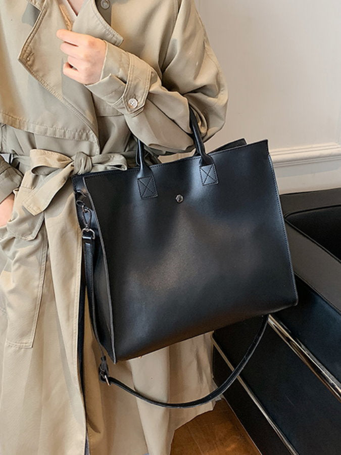 PU leather 2-way tote bag HL3881