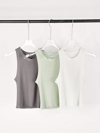 Slim rib tank top_BDHL4425