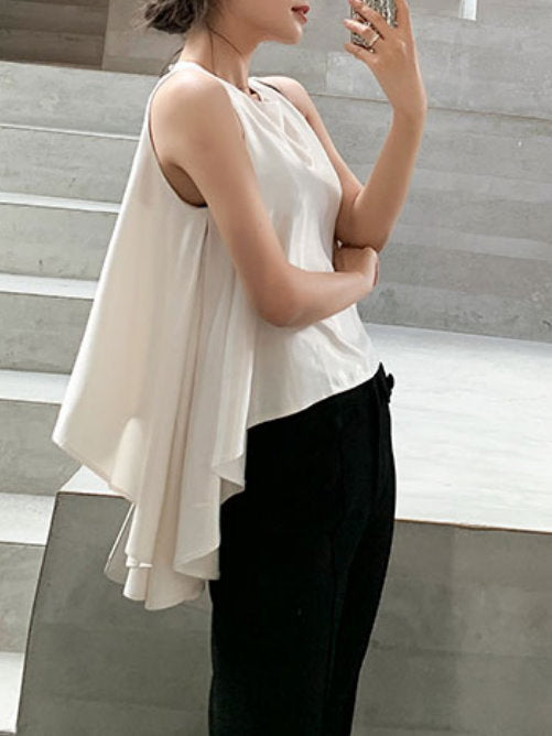 Side Draped Sleeveless_9210