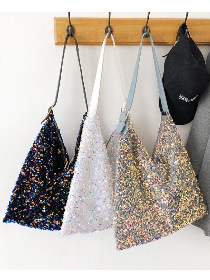 Mixed Sequins Shoulder Bag_HL3853