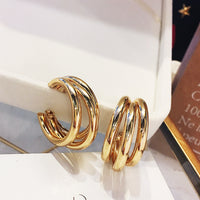 Three rings earrings 5718